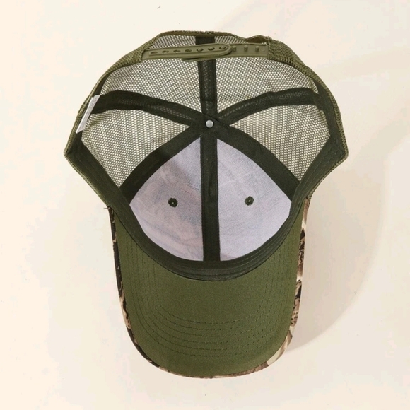 Womens Breathable Trucker Hat Camo Leaf NWOT - Picture 4 of 4